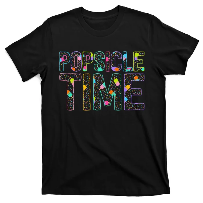 Popsicle Time Summer Vacation Cute Popsicle T-Shirt