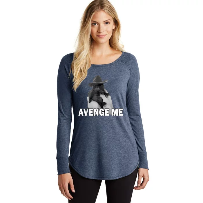 Peanut The Squirrel Avenge Me Women's Perfect Tri Tunic Long Sleeve Shirt