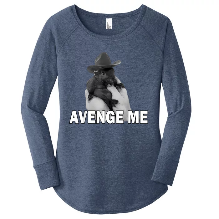 Peanut The Squirrel Avenge Me Women's Perfect Tri Tunic Long Sleeve Shirt