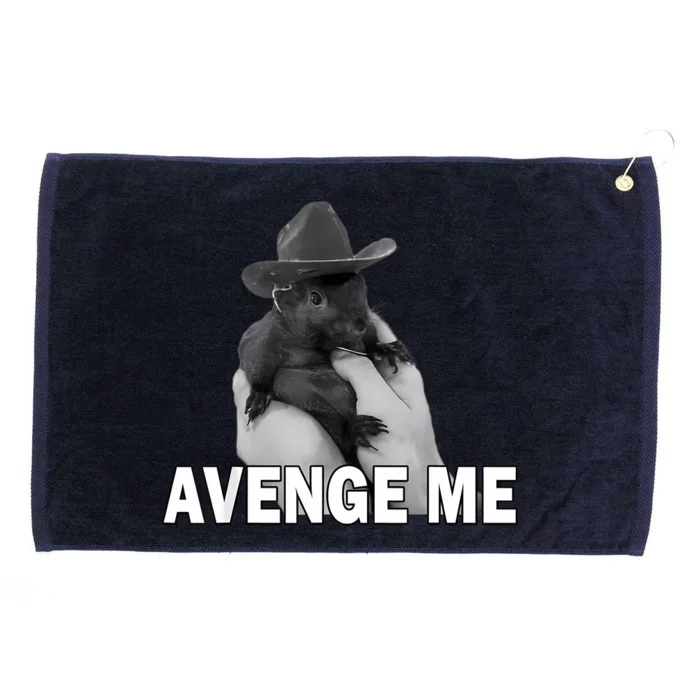 Peanut The Squirrel Avenge Me Grommeted Golf Towel