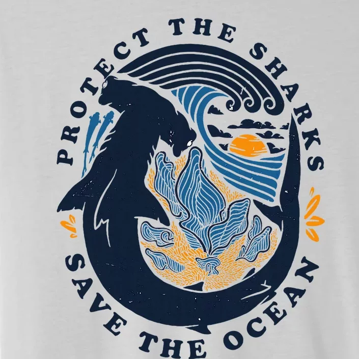 Protect The Shark Save The Ocean Save Ocean ChromaSoft Performance T-Shirt