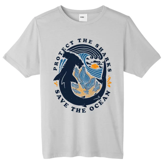 Protect The Shark Save The Ocean Save Ocean ChromaSoft Performance T-Shirt