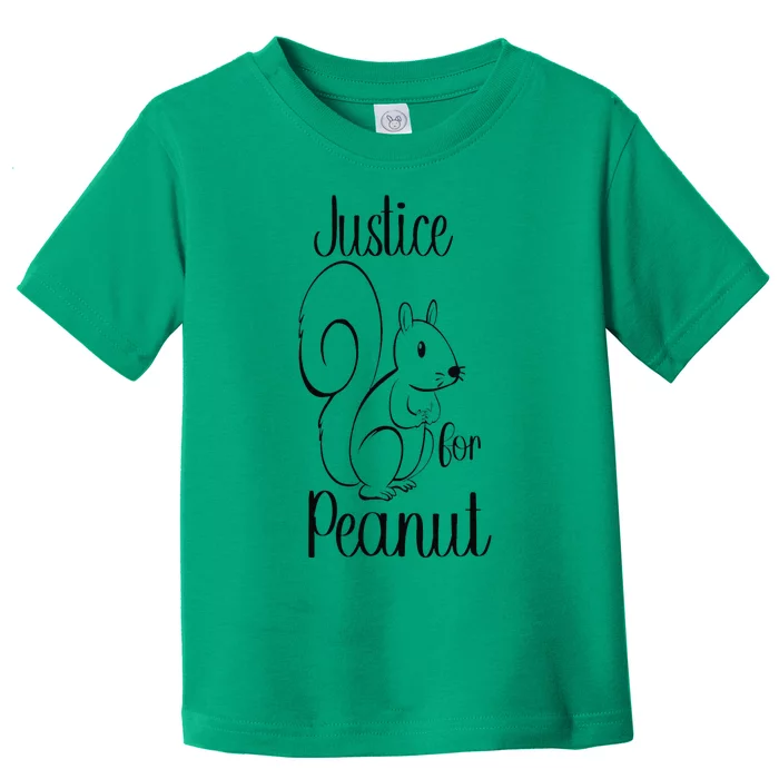 Peanut The Squirrel Justice For Peanut Squirrel Toddler T-Shirt