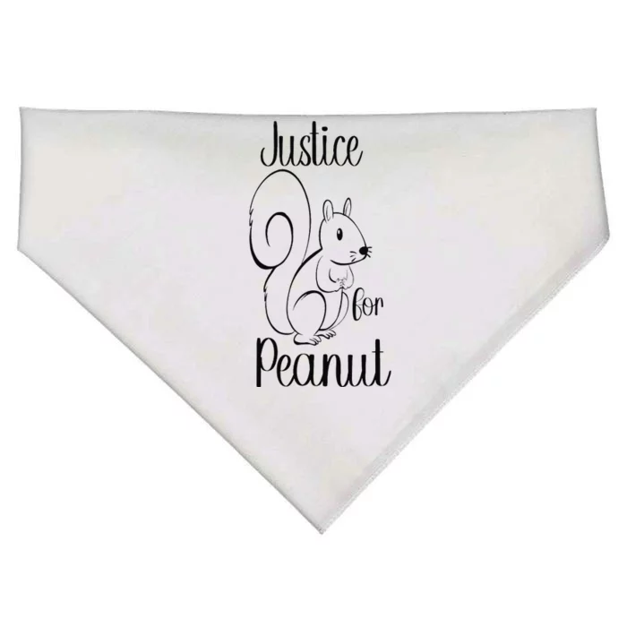 Peanut The Squirrel Justice For Peanut Squirrel USA-Made Doggie Bandana