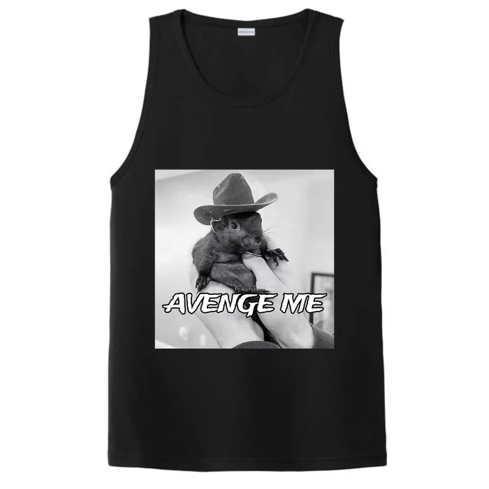 Peanut The Squirrel Avenge Me Performance Tank