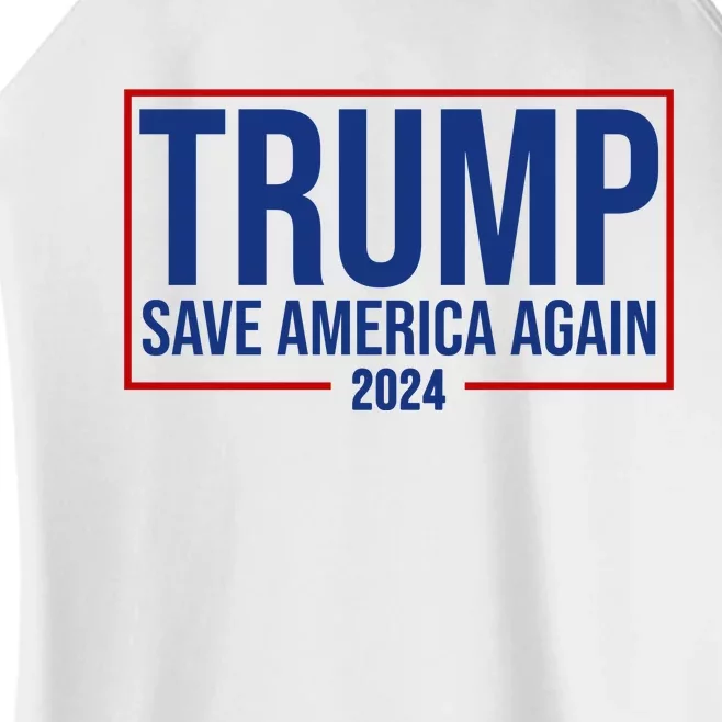 Pro Trump Save America Again 2024 Election Women’s Perfect Tri Rocker Tank