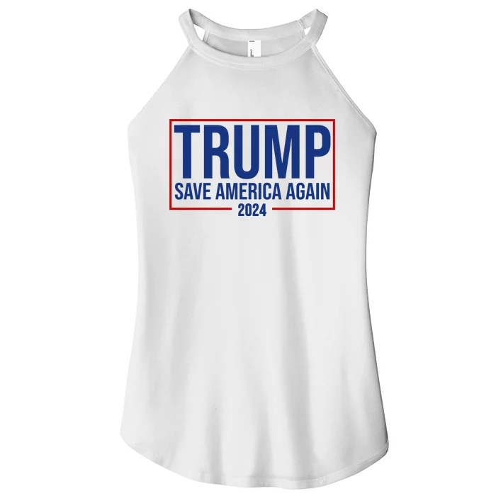 Pro Trump Save America Again 2024 Election Women’s Perfect Tri Rocker Tank