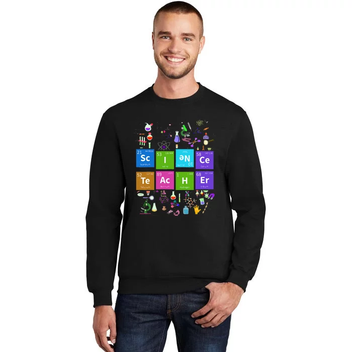 Periodic Table Science Teacher Chemist Science Chemistry Tall Sweatshirt