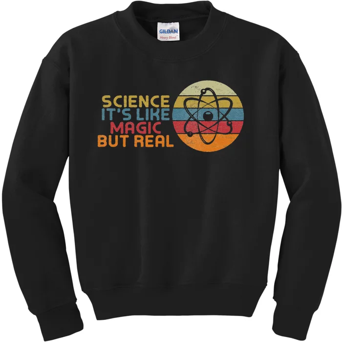 periodic Table Student Science its like Magic but real Kids Sweatshirt