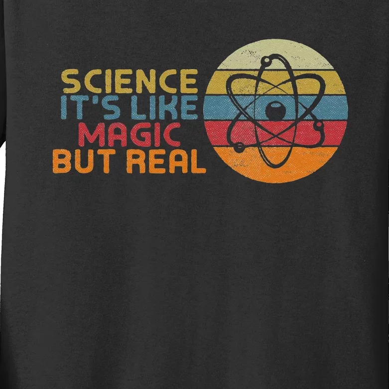 periodic Table Student Science its like Magic but real Kids Long Sleeve Shirt