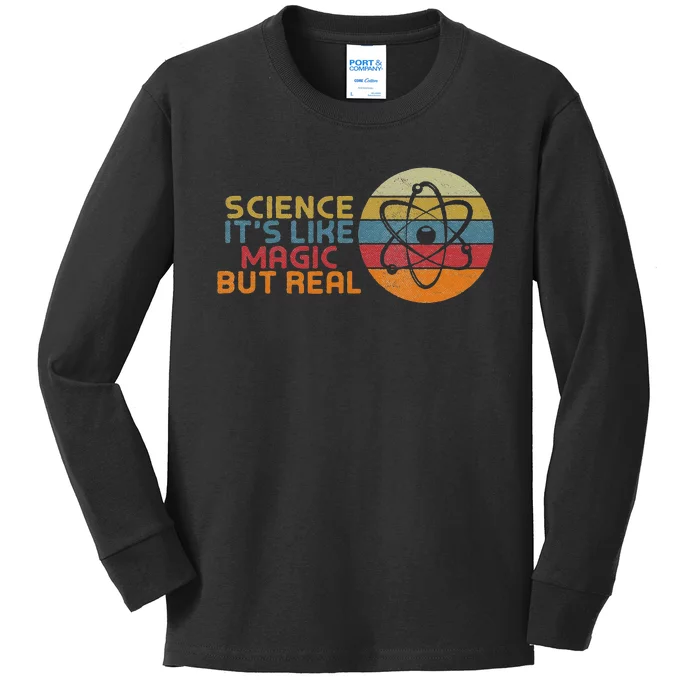 periodic Table Student Science its like Magic but real Kids Long Sleeve Shirt