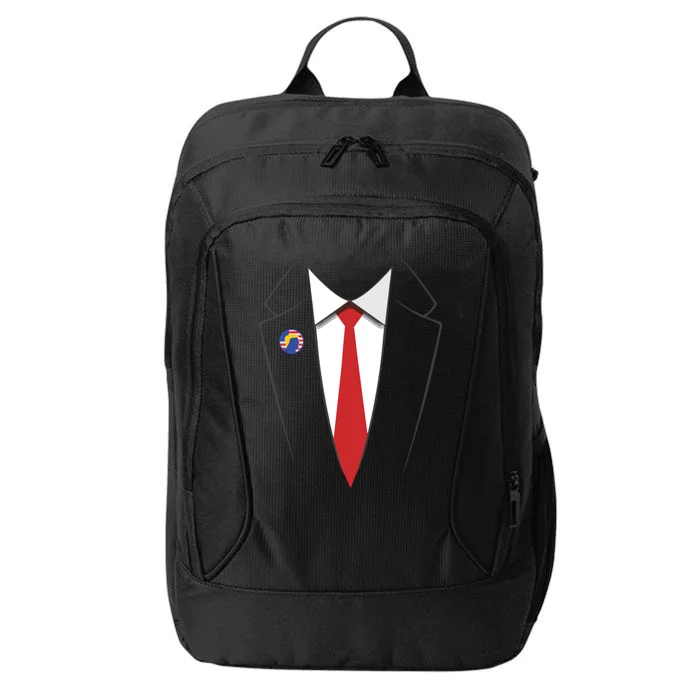 President Trump Suit US President Easy Costume City Backpack