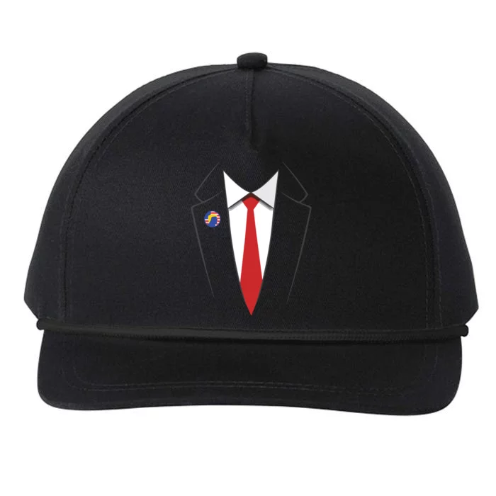 President Trump Suit US President Easy Costume Snapback Five-Panel Rope Hat