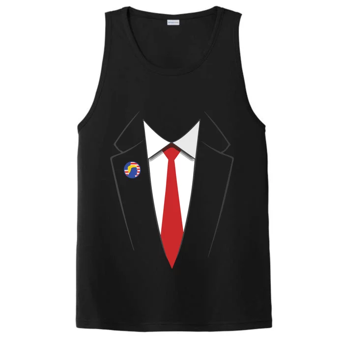 President Trump Suit US President Easy Costume Performance Tank