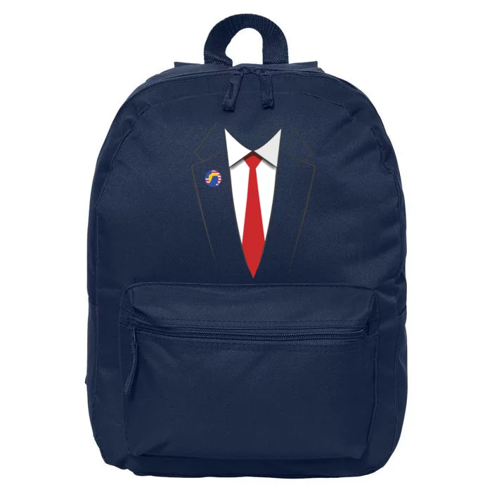 President Trump Suit US President Easy Costume 16 in Basic Backpack