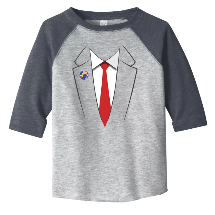 President Trump Suit US President Easy Costume Toddler Fine Jersey T-Shirt