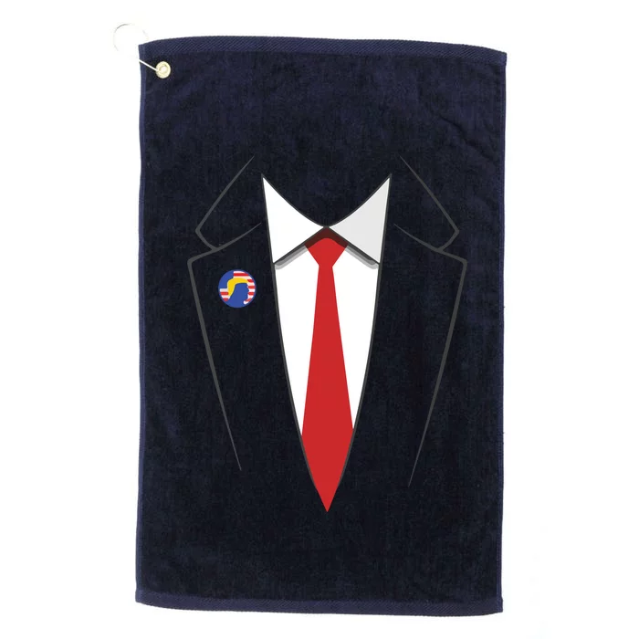 President Trump Suit US President Easy Costume Platinum Collection Golf Towel