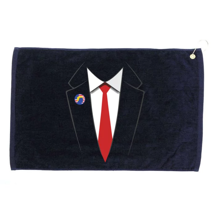 President Trump Suit US President Easy Costume Grommeted Golf Towel