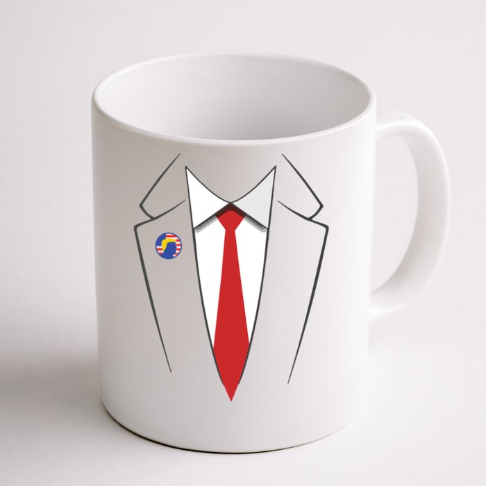 President Trump Suit US President Easy Costume Front & Back Coffee Mug