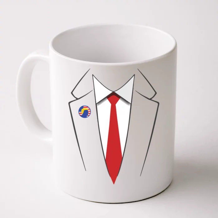 President Trump Suit US President Easy Costume Front & Back Coffee Mug