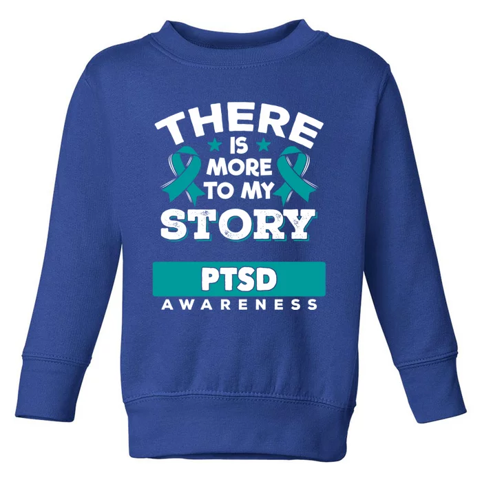 Post Traumatic Stress Disorder Awareness Ribbon Funny Gift Toddler Sweatshirt