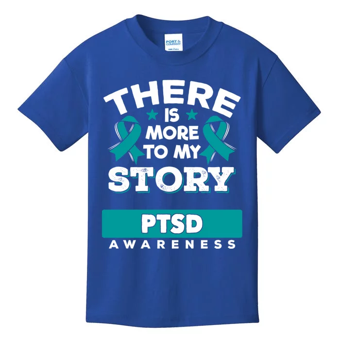 Post Traumatic Stress Disorder Awareness Ribbon Funny Gift Kids T-Shirt