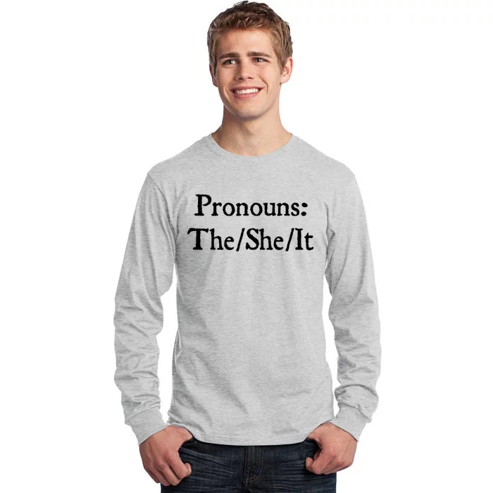 Pronouns The She It Tall Long Sleeve T-Shirt