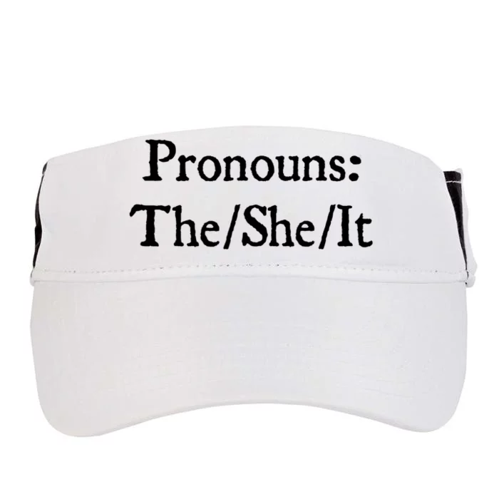 Pronouns The She It Adult Drive Performance Visor