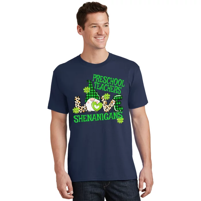 Preschool Teacher St Patricks Day PreK Shenanigans LOVE T-Shirt