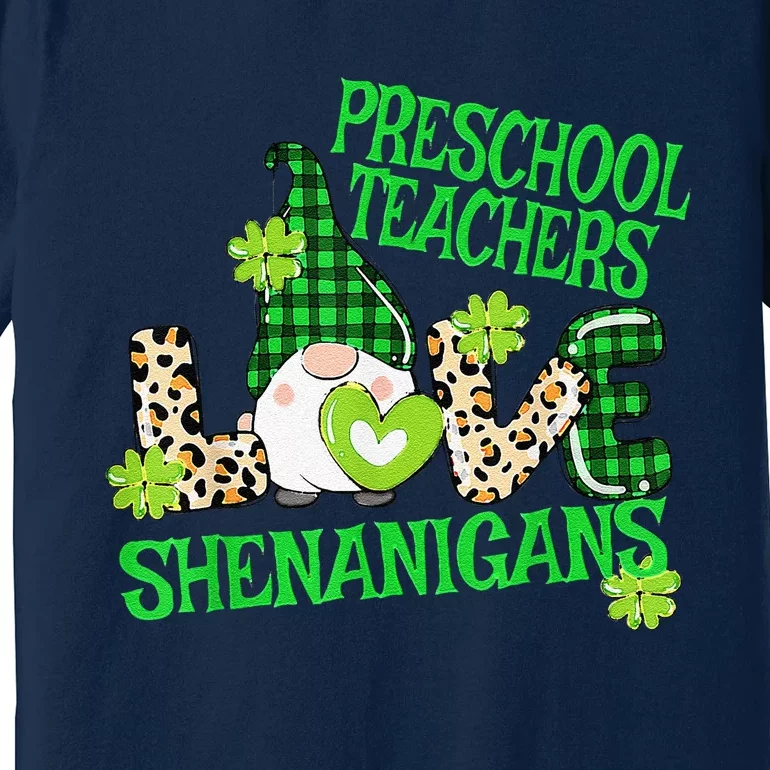 Preschool Teacher St Patricks Day PreK Shenanigans LOVE Premium T-Shirt