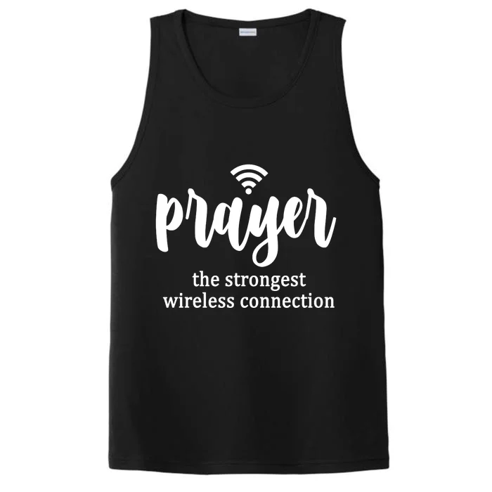 Prayer The Strongest Wireless Connection Performance Tank