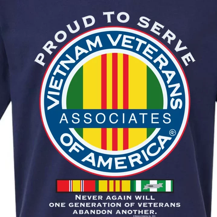 Proud To Serve Vietnam Veterans Associates Of America Meaningful Gift Sueded Cloud Jersey T-Shirt