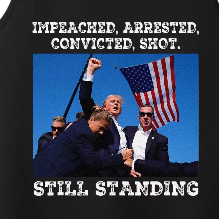 President Trump Still Standing Pro Trump 2024 Performance Tank