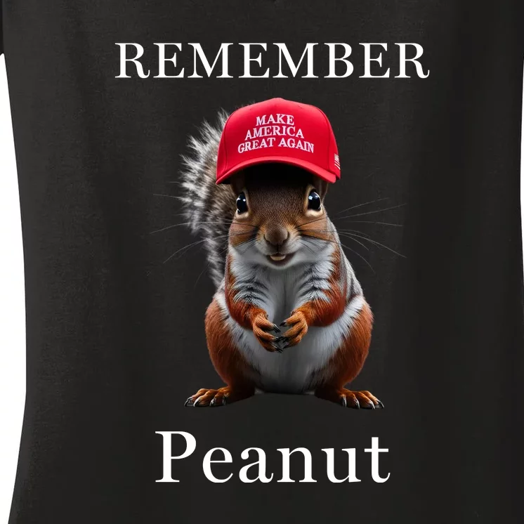 Peanut The Squirrel Women's V-Neck T-Shirt