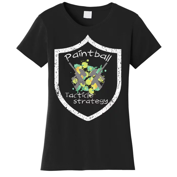 Paintball Tactile Strategy For Paintballers Women's T-Shirt