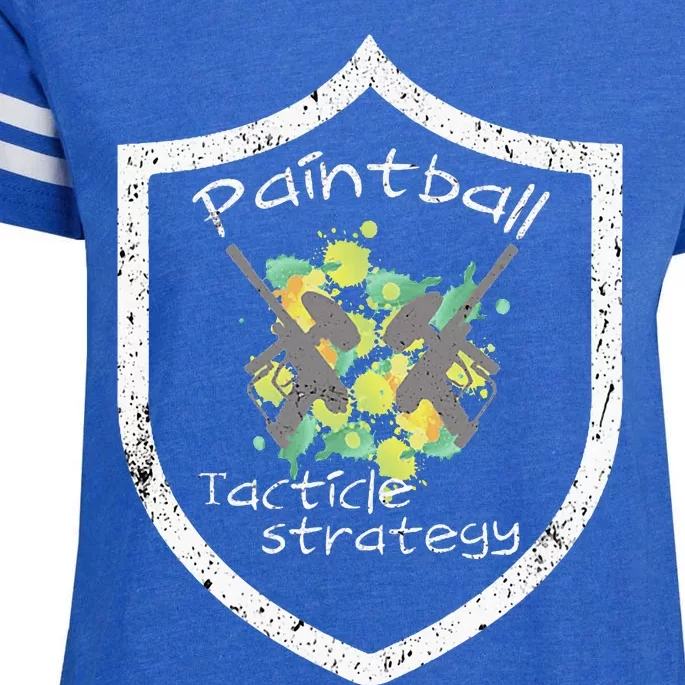 Paintball Tactile Strategy For Paintballers Enza Ladies Jersey Football T-Shirt