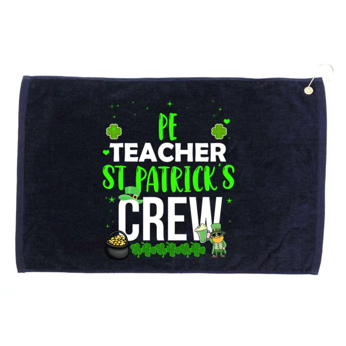 Pe Teacher St Patrick's Crew Funny Matching Costume Sport Gift Grommeted Golf Towel