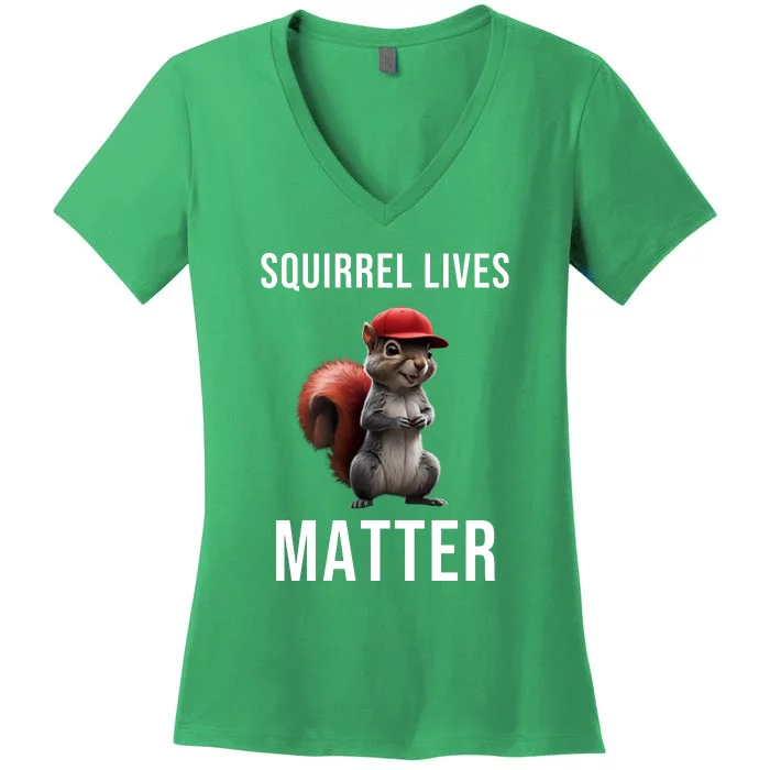 Peanut The Squirrel Women's V-Neck T-Shirt