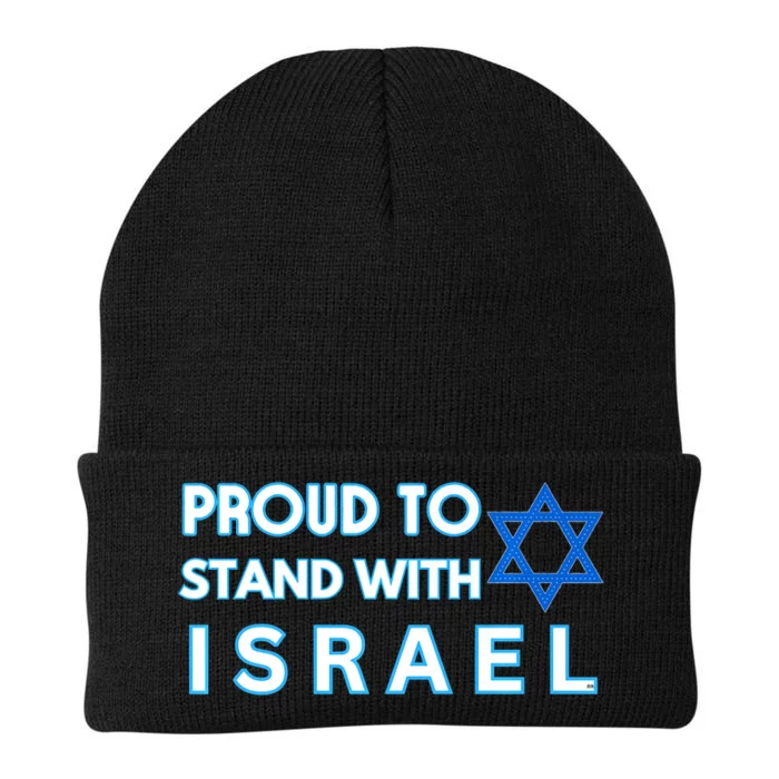 Proud To Stand With Israel / Supporting Israel Knit Cap Winter Beanie