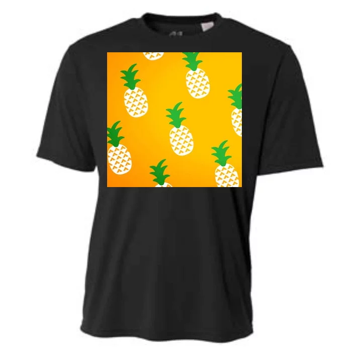 Pineapple Tropical Summer Cooling Performance Crew T-Shirt