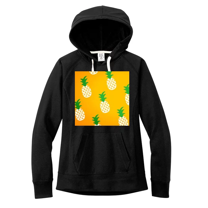 Pineapple Tropical Summer Women's Fleece Hoodie