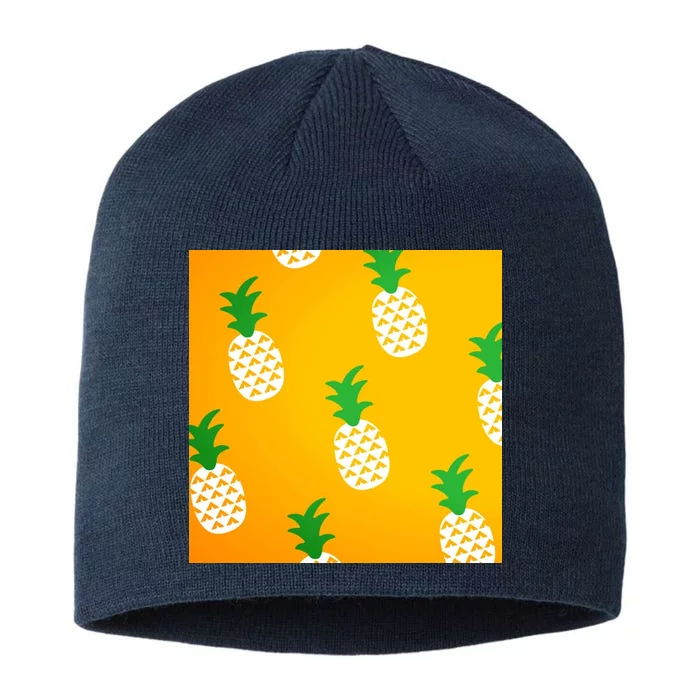 Pineapple Tropical Summer 8 1/2in Sustainable Knit Beanie