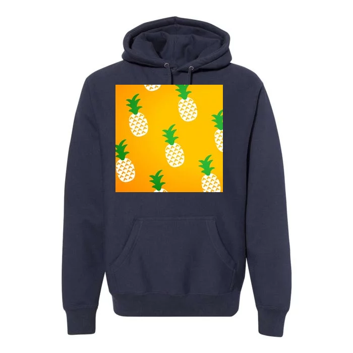 Pineapple Tropical Summer Premium Hoodie