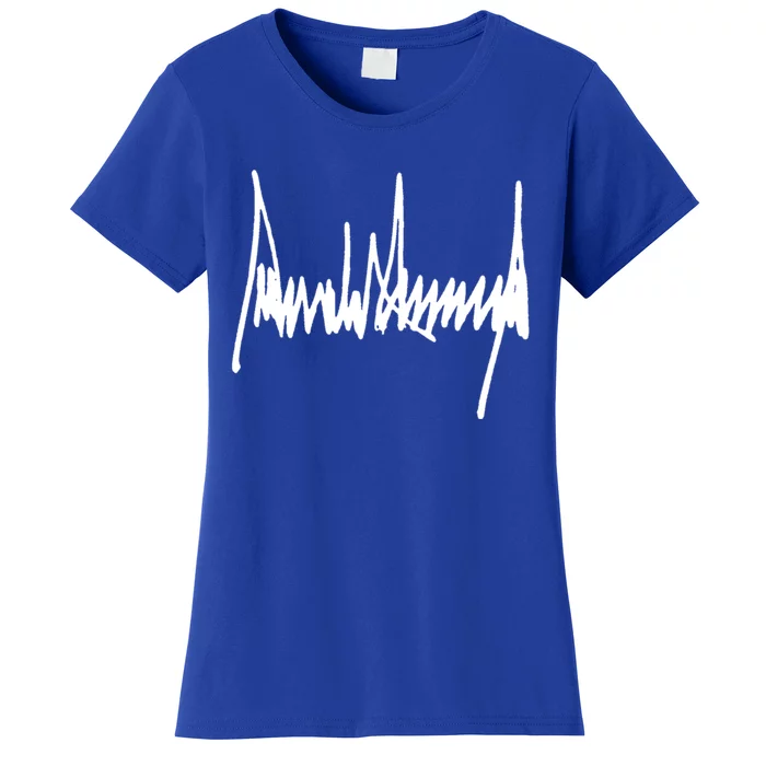 President Trump Signature Great Gift Women's T-Shirt