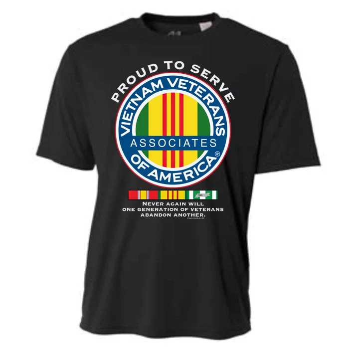 Proud To Serve Vietnam Veterans Associates Of America Funny Gift Cooling Performance Crew T-Shirt