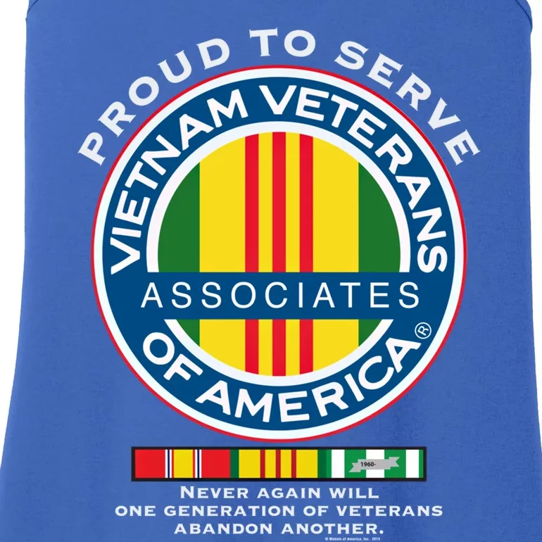 Proud To Serve Vietnam Veterans Associates Of America Funny Gift Ladies Essential Tank