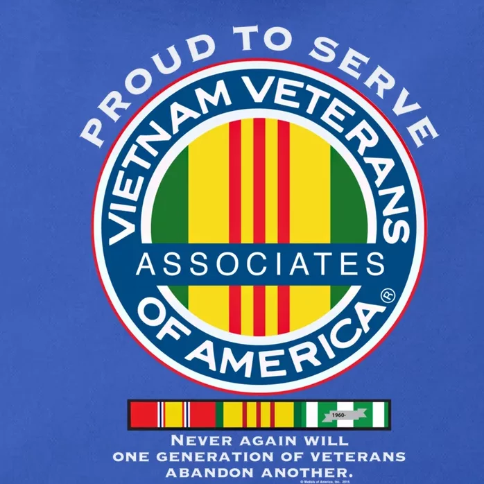 Proud To Serve Vietnam Veterans Associates Of America Funny Gift Zip Tote Bag