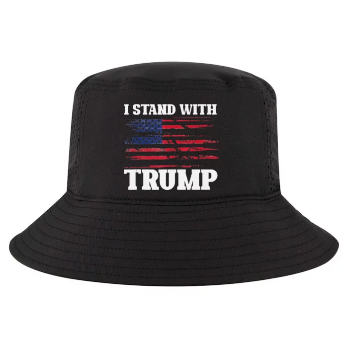 Pro Trump Supporter Trump I Stand With Trump Cool Comfort Performance Bucket Hat