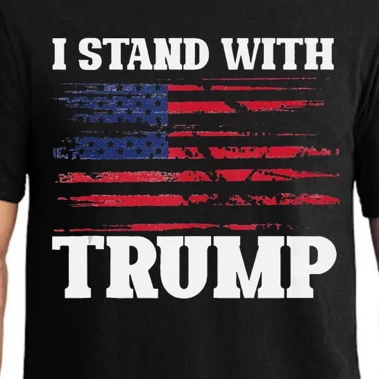 Pro Trump Supporter Trump I Stand With Trump Pajama Set