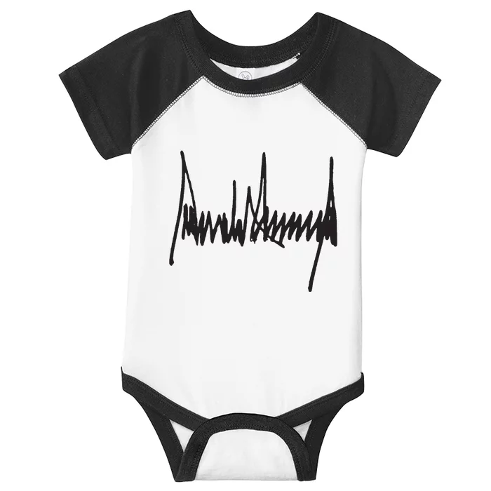 President Trump Signature Infant Baby Jersey Bodysuit